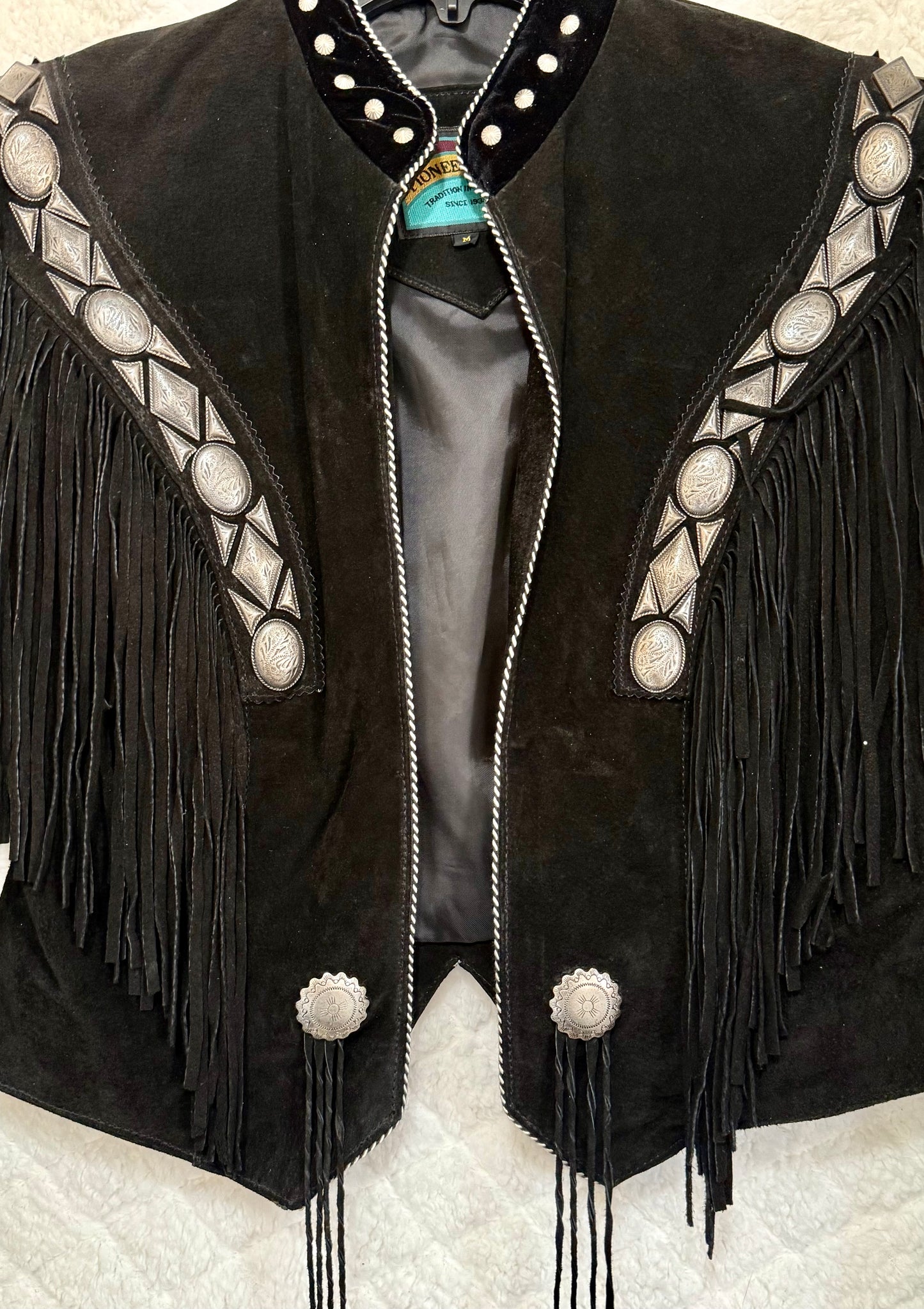 Vintage Pioneer Wear Leather Jacket