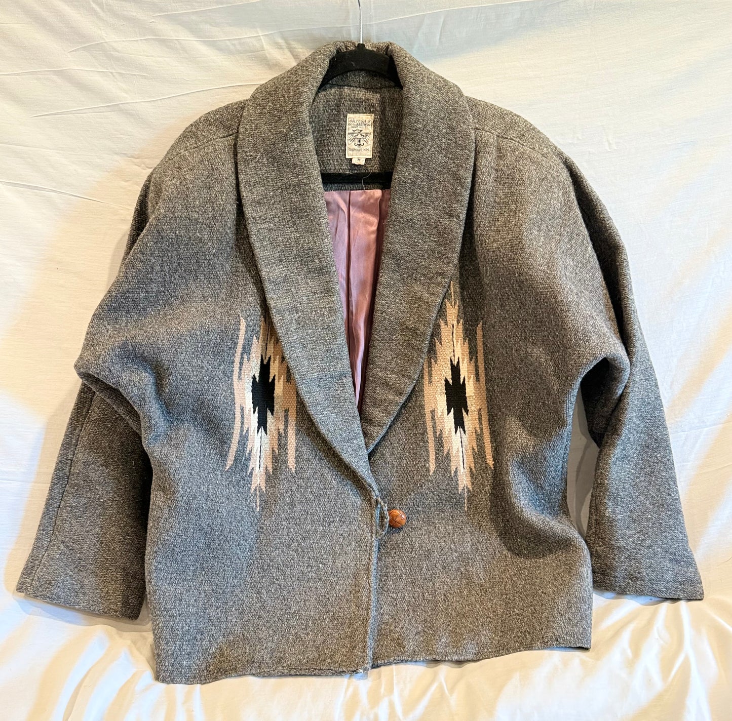 Vintage Gray Chimayo Coat