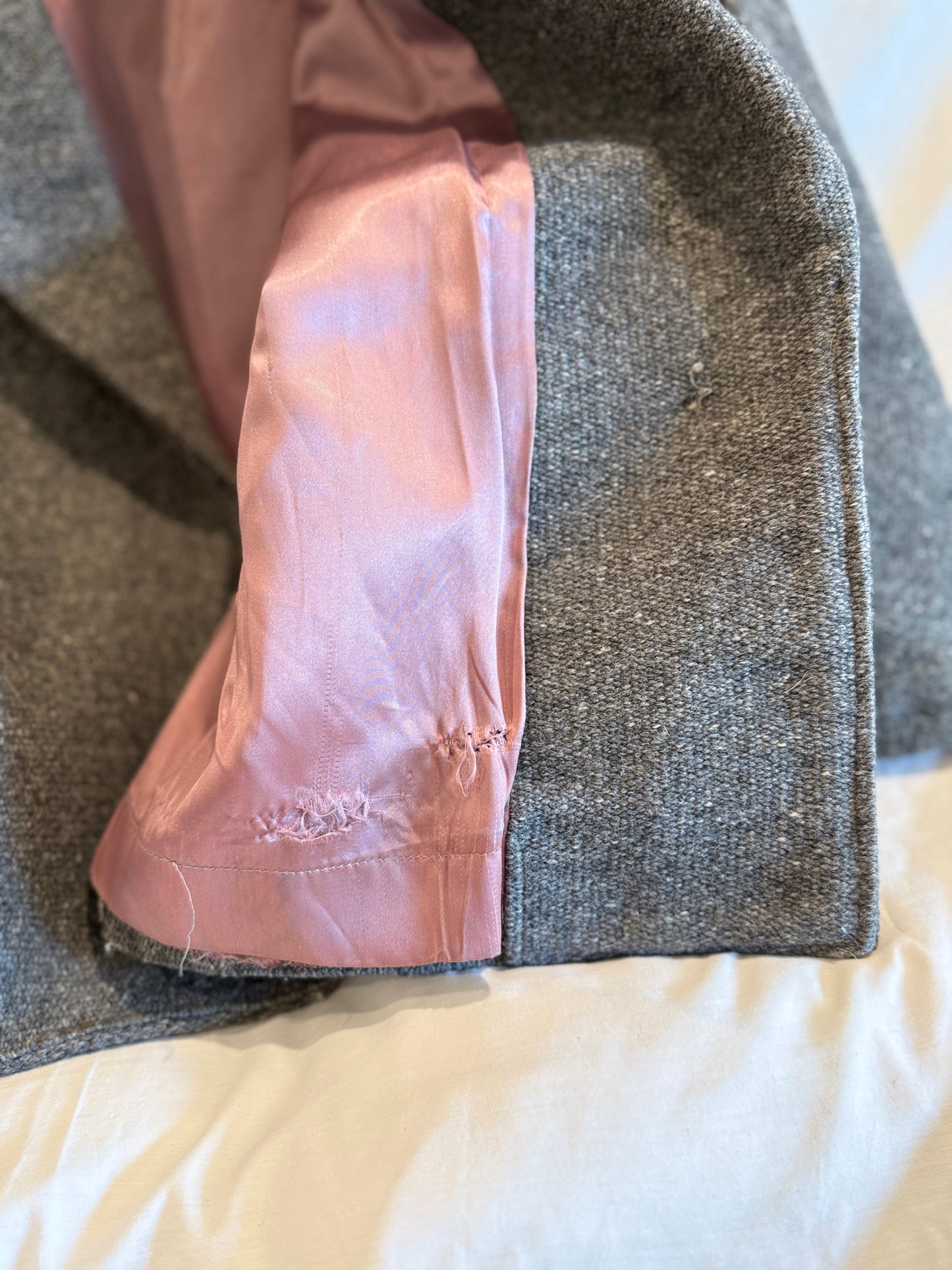 Vintage Gray Chimayo Coat