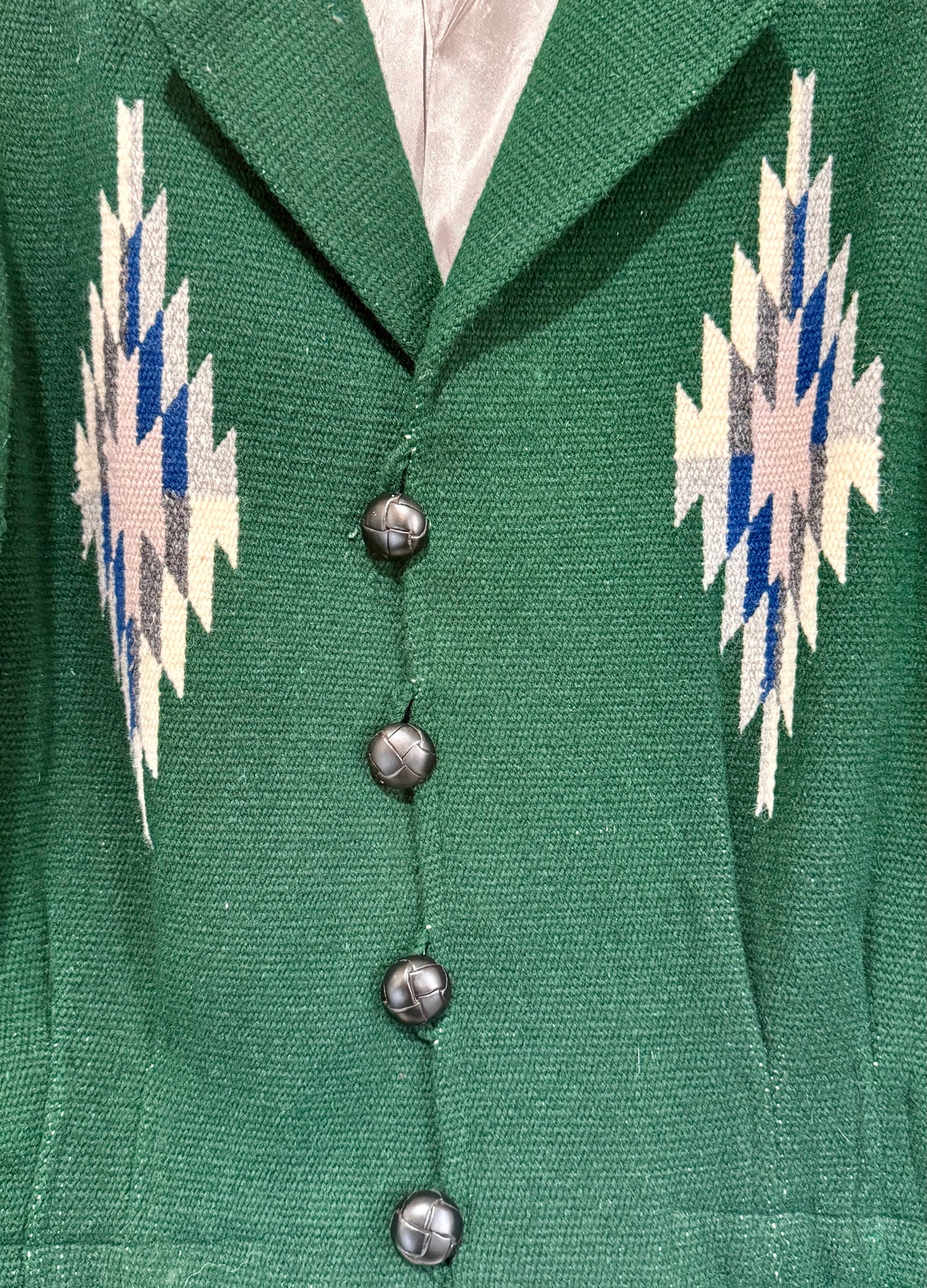 Vintage Green Chimayo Jacket