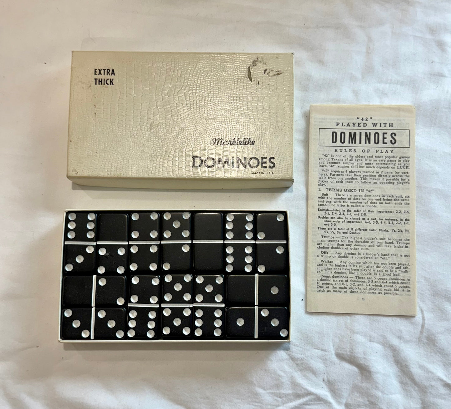Vintage Bakelite Dominos