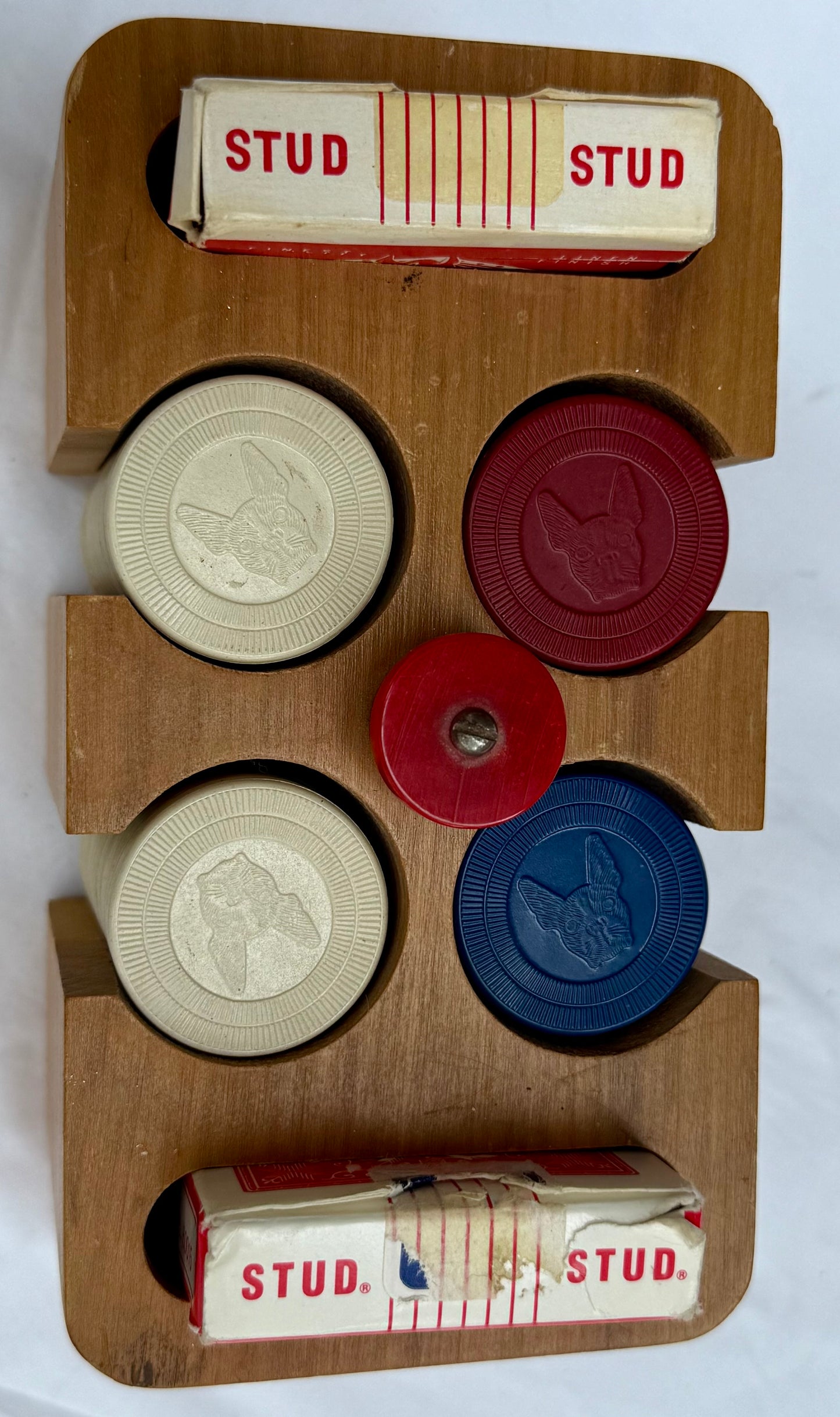 Vintage Poker Chip and Card Set