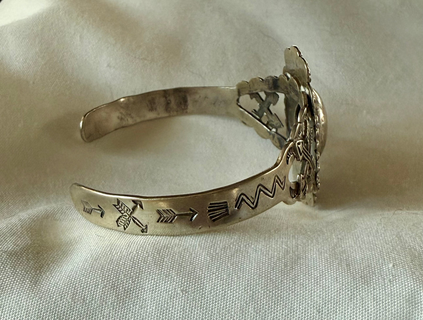 Vintage Sterling Fred Harvey Era Cuff