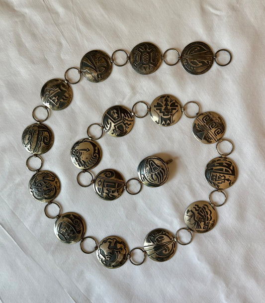 Hopi Style Concho Belt by Cecil Ashley