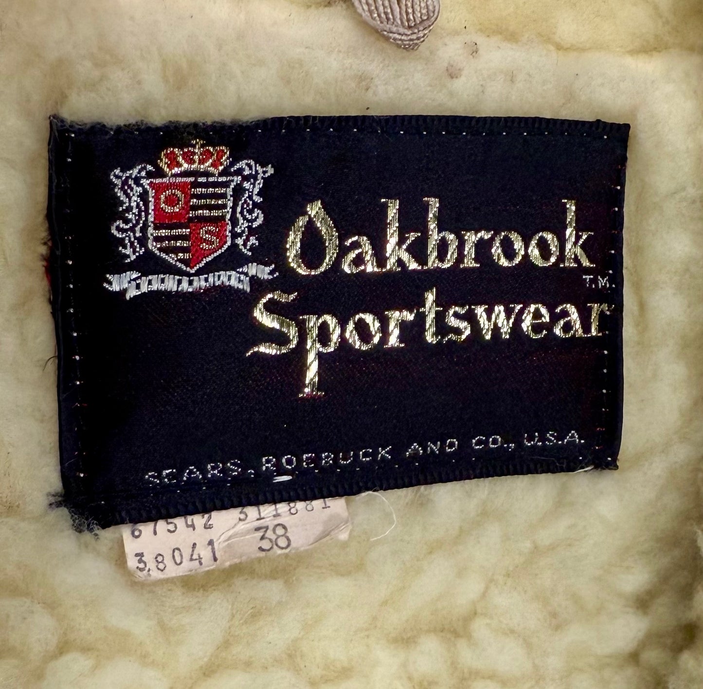 Vintage Green Leather Oakbrook Sportswear Jacket