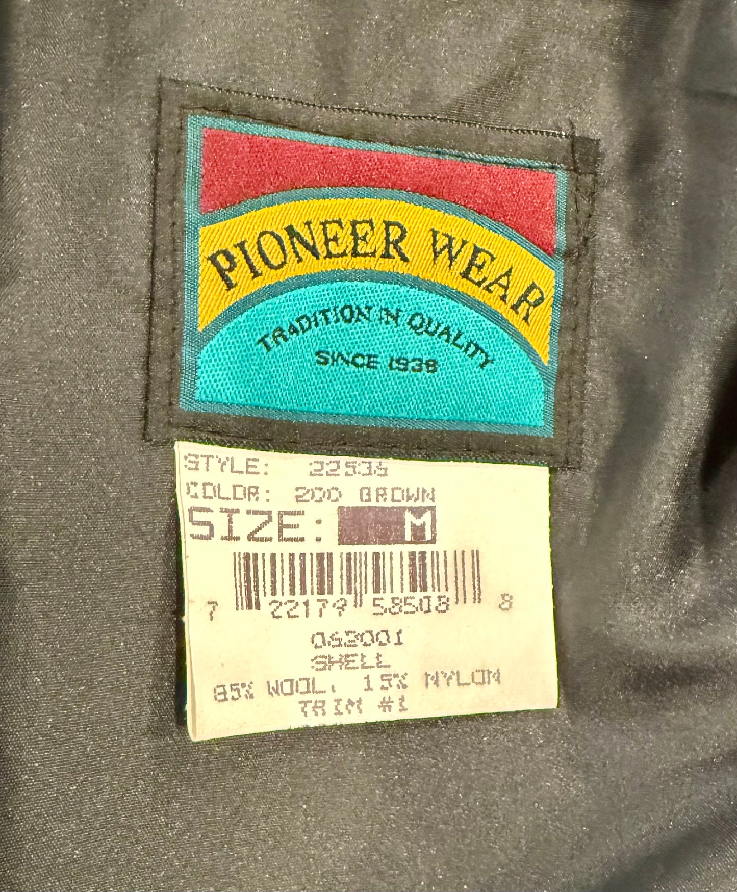 Vintage Brown Pioneer Wear Coat