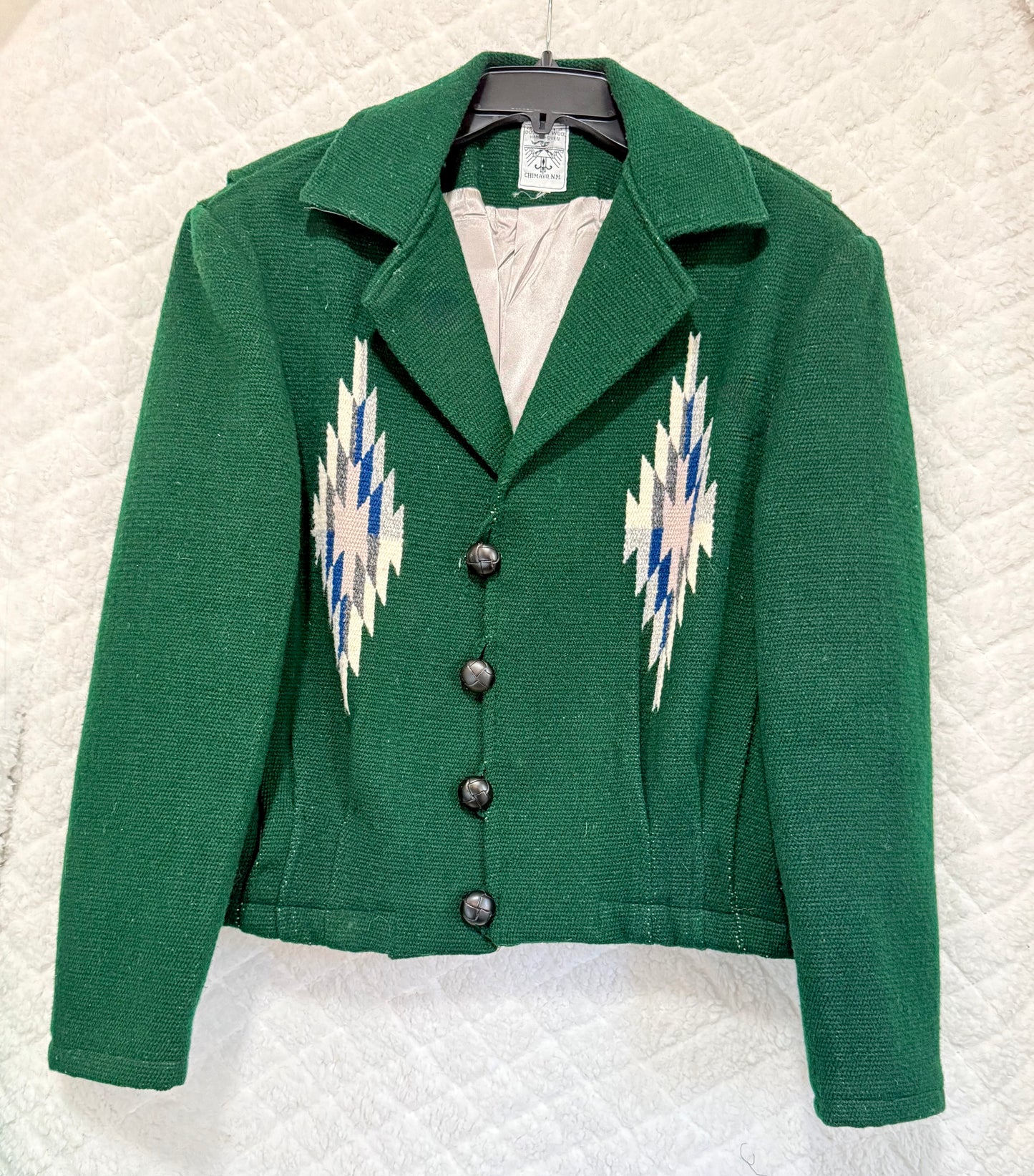 Vintage Green Chimayo Jacket