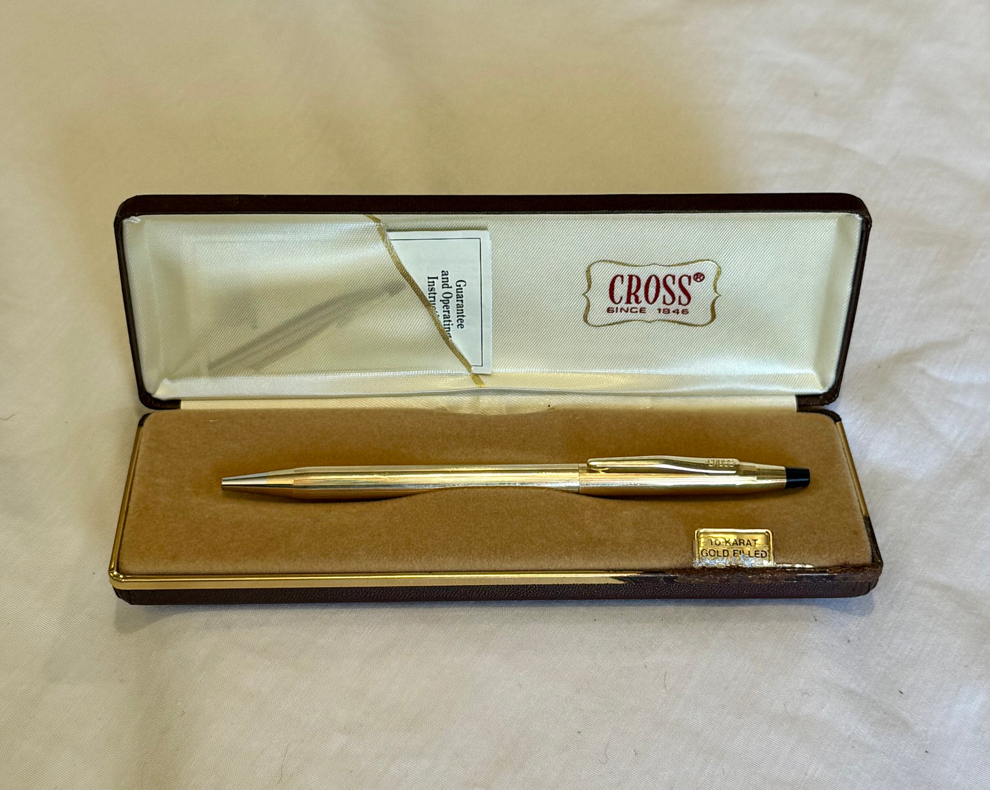 Vintage Cross 10k Filled Ballpoint Pen