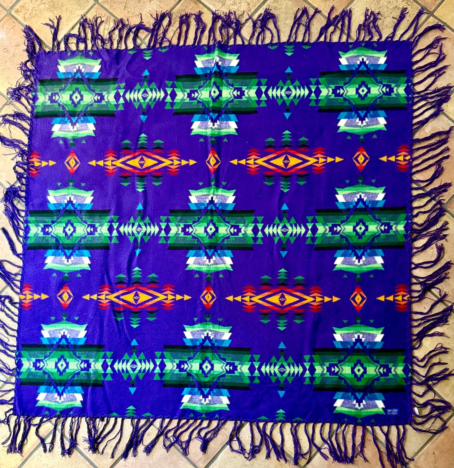 Vintage Purple Pendleton Blanket