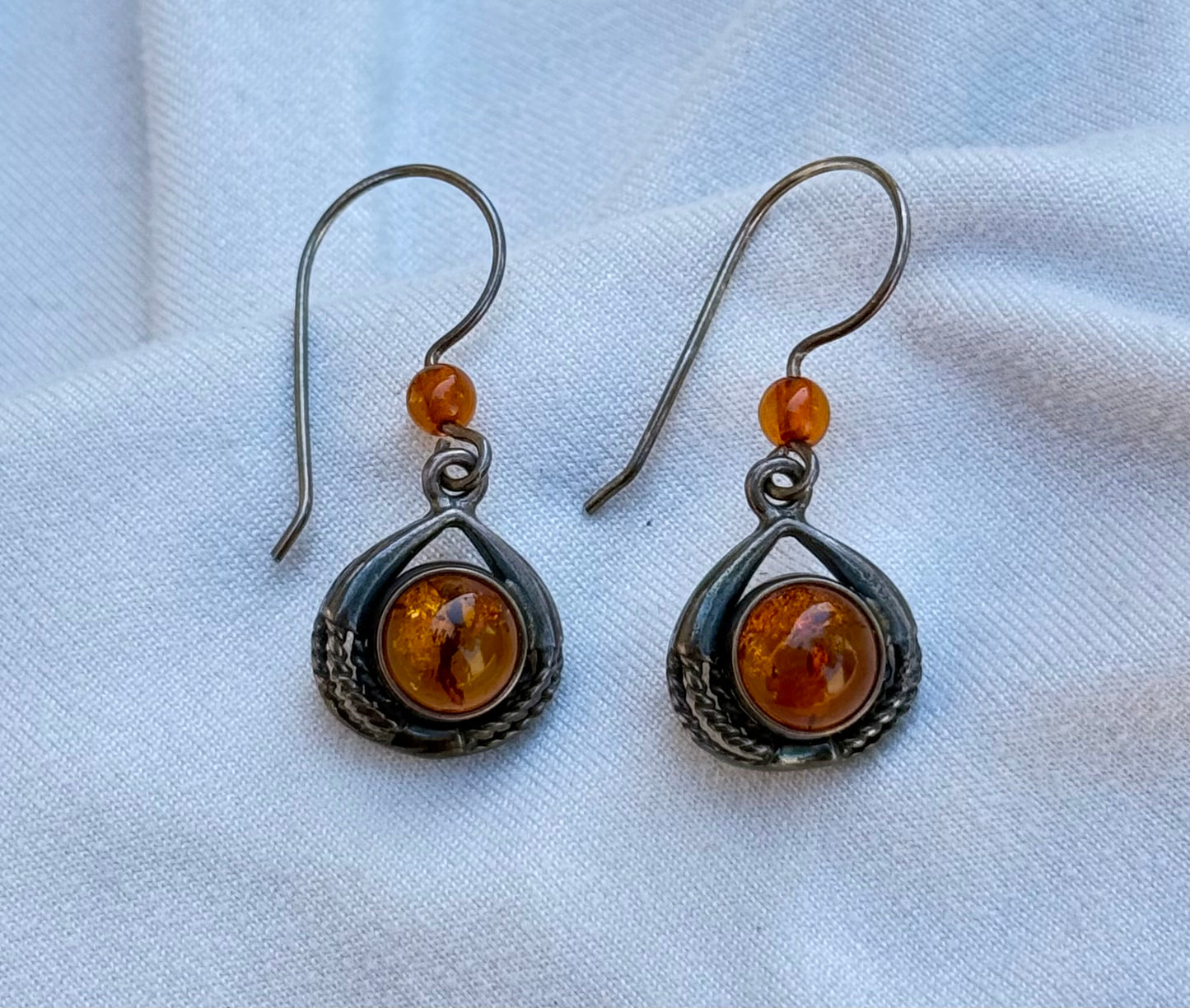 Vintage Amber Earrings