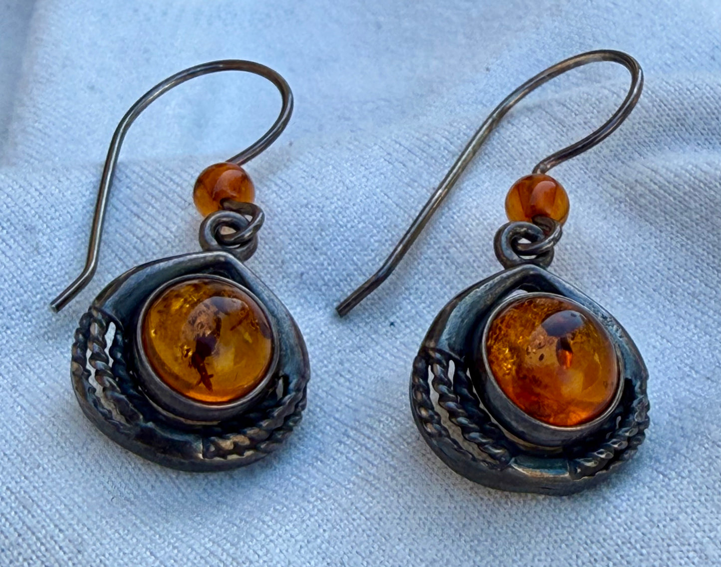 Vintage Amber Earrings