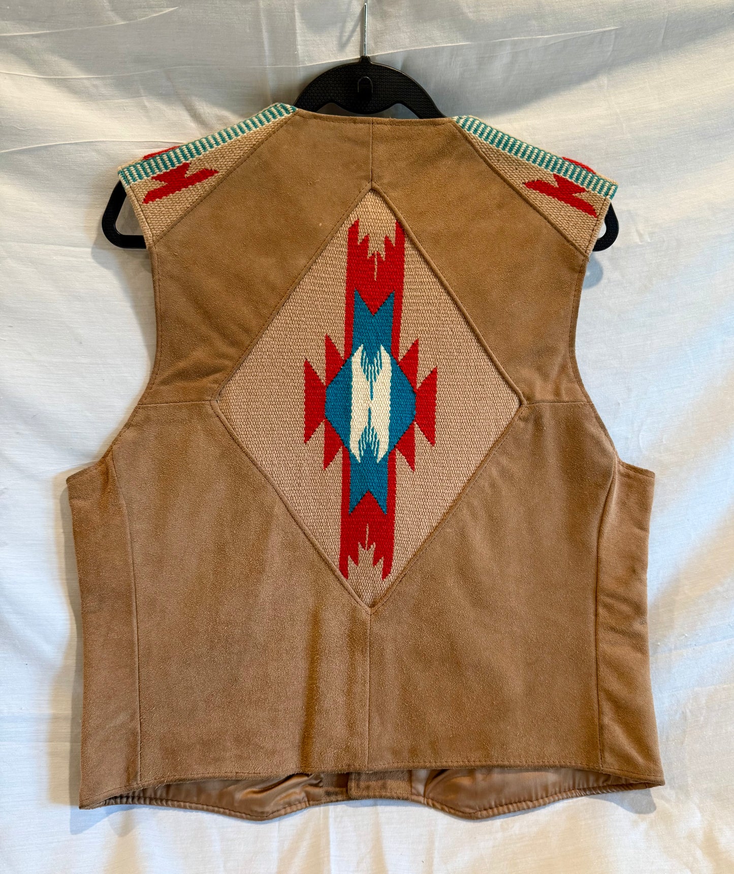Vintage Brown Pioneer Wear Chimayo Vest