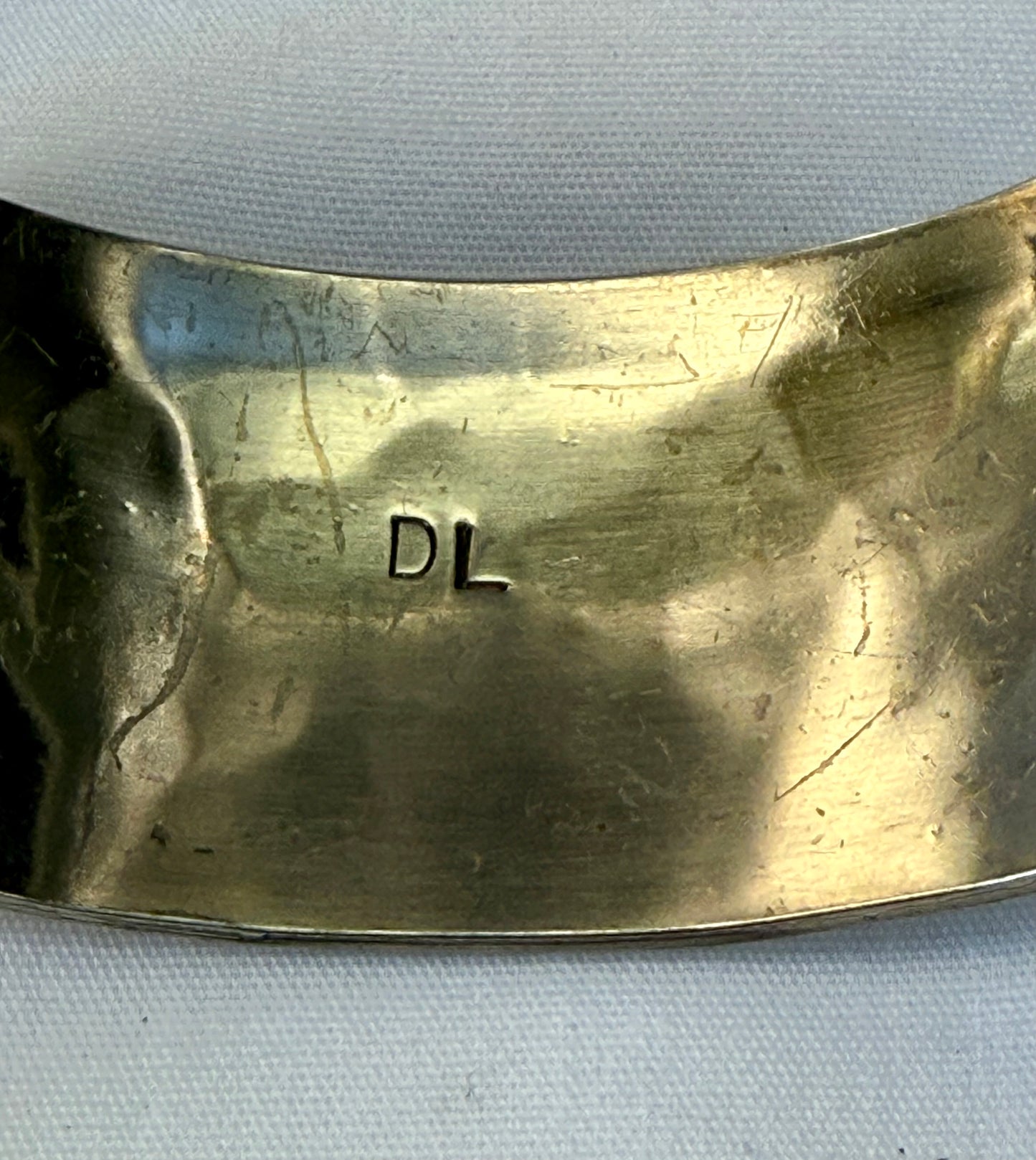 Hand Carved Sterling Horse Cuff