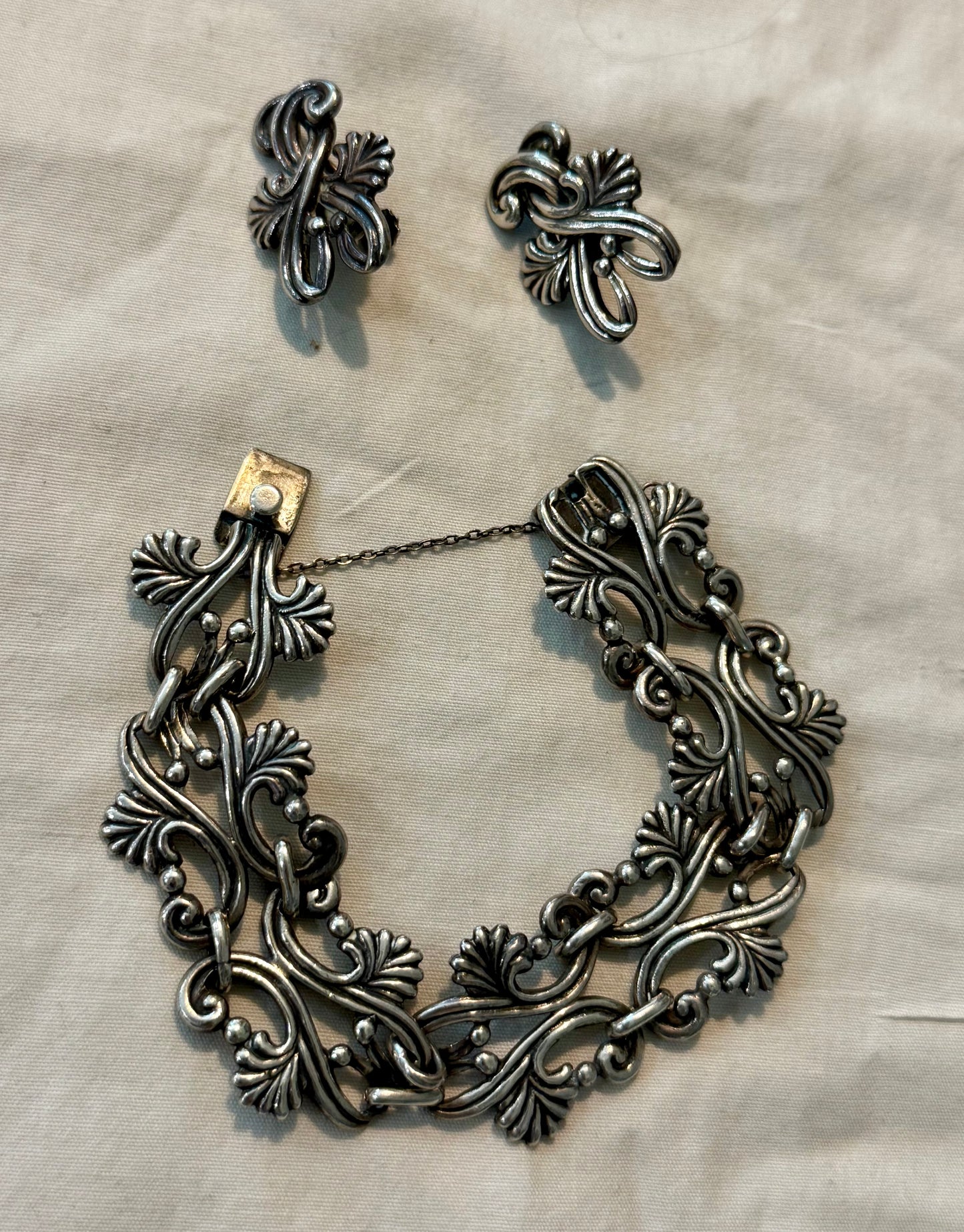 Margot De Taxco Bracelet and Earrings