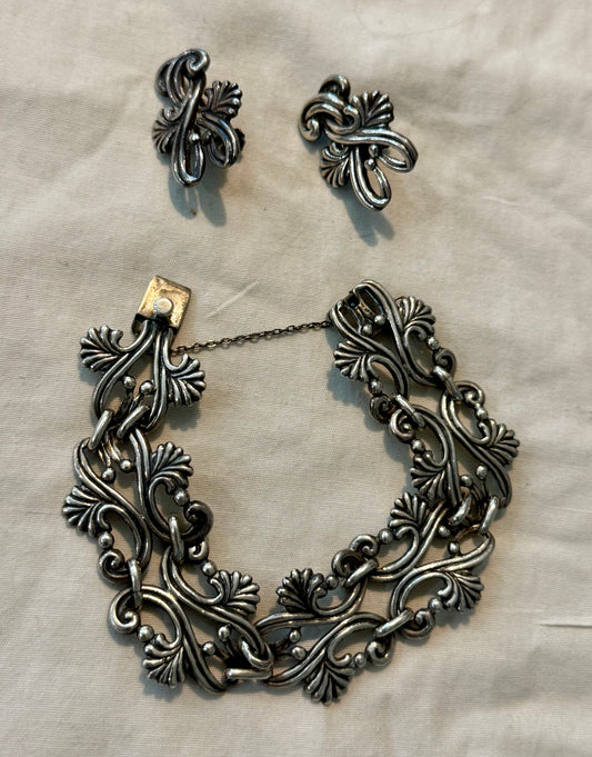 Margot De Taxco Bracelet and Earrings