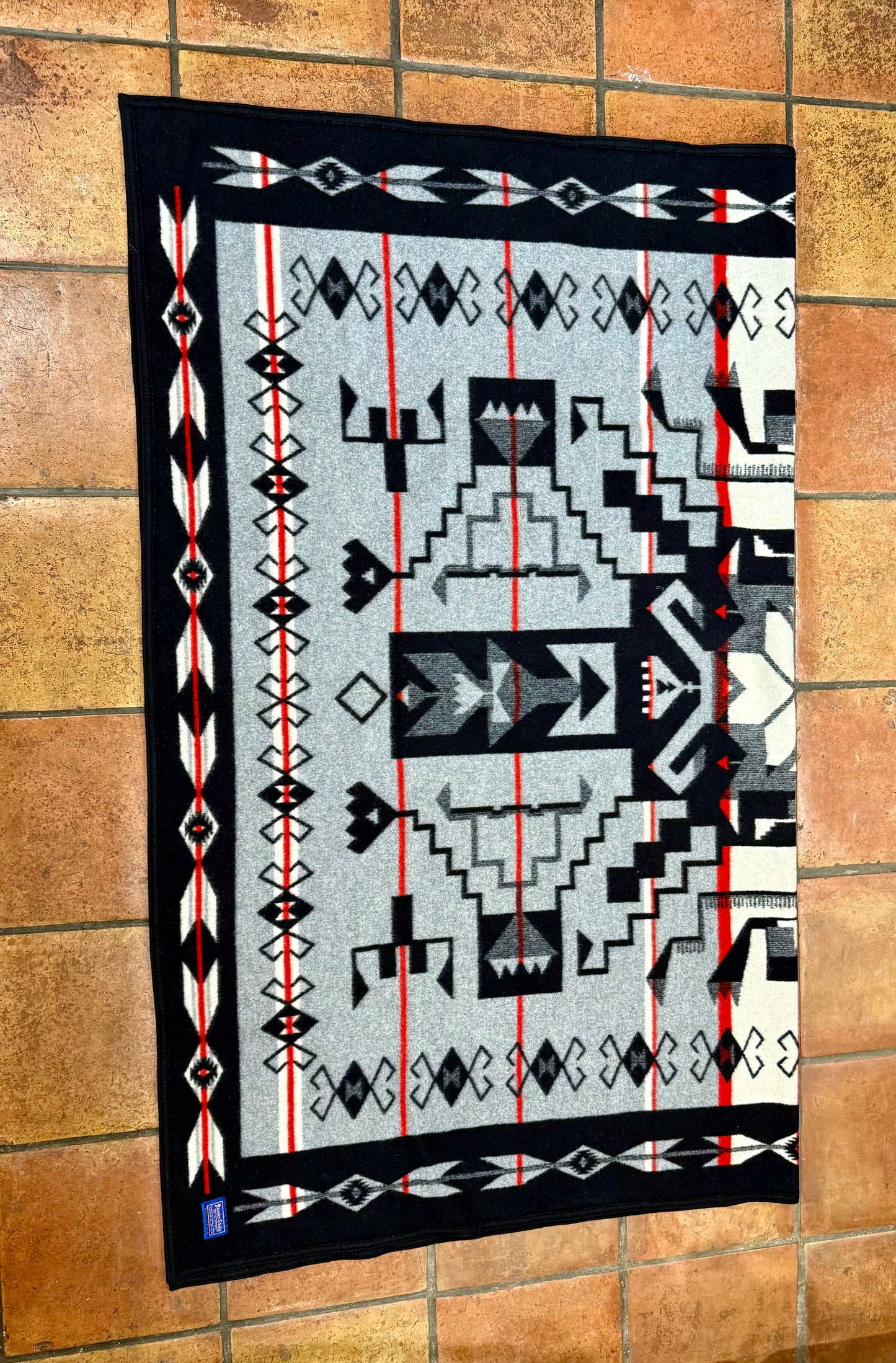Pendleton Wool Blanket- Geometric Design