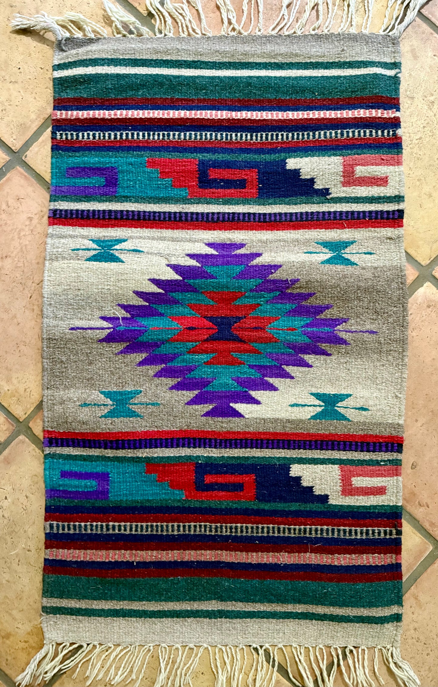 Vintage Zapotec Rug