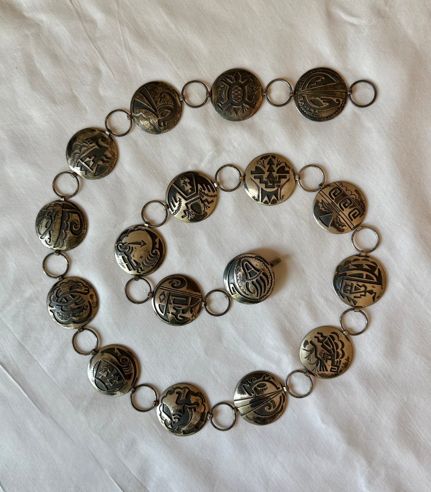 Hopi Style Concho Belt by Cecil Ashley