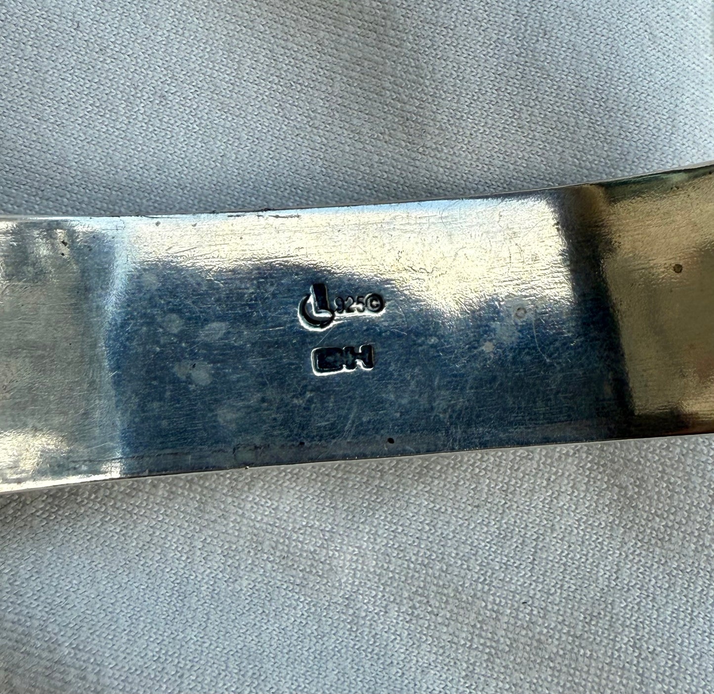 Turquoise and Sterling Horse Cuff