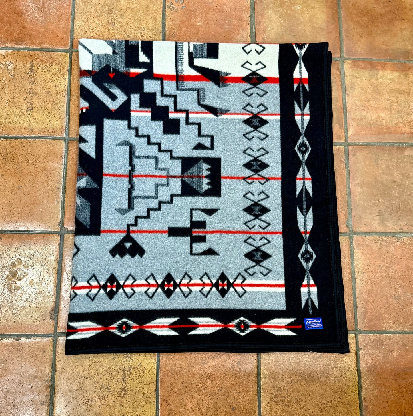 Pendleton Wool Blanket- Geometric Design