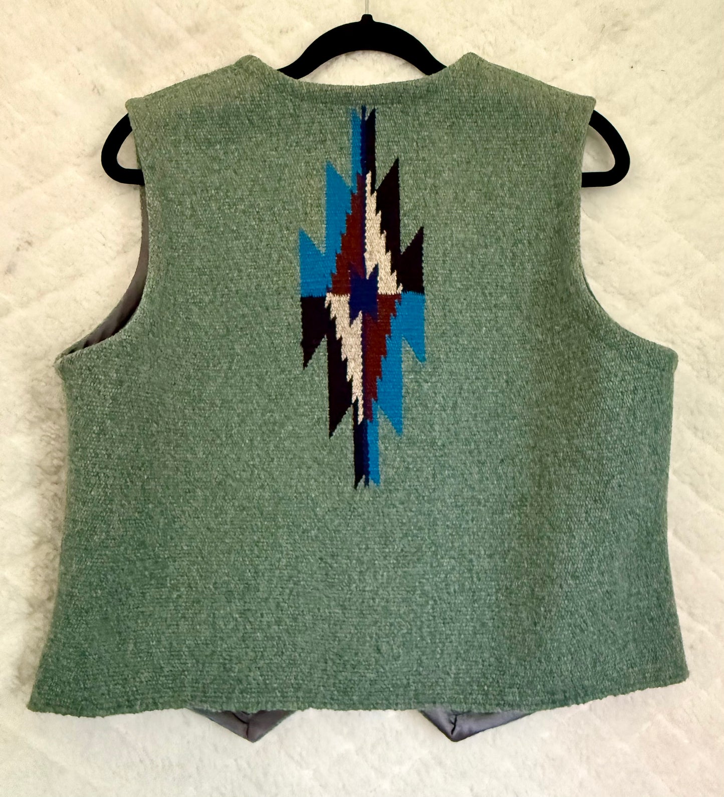 Vintage Green Chimayo Vest
