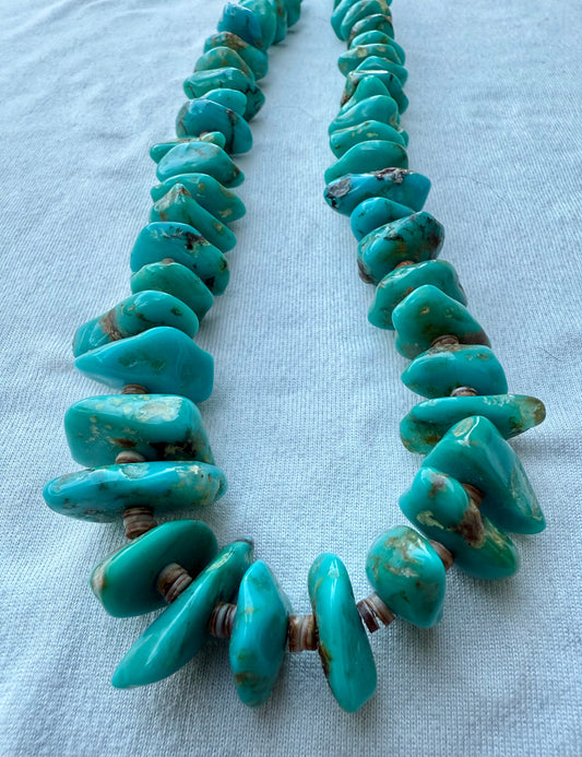Vintage Natural Turquoise Necklace