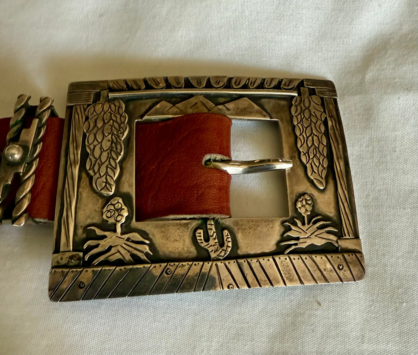 Sterling Silver Storyteller Vintage Concho Belt