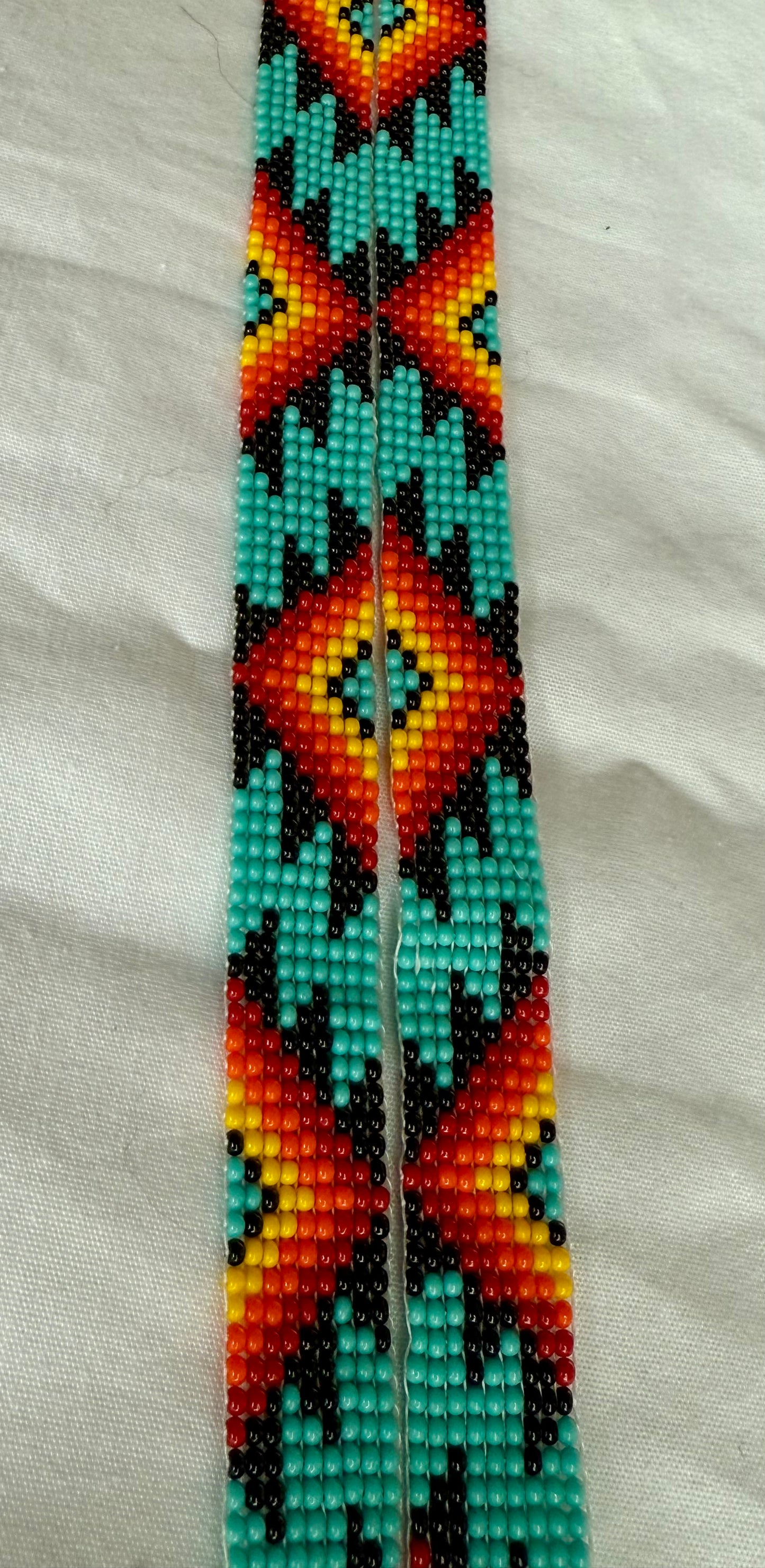 Hand-beaded Hat Band
