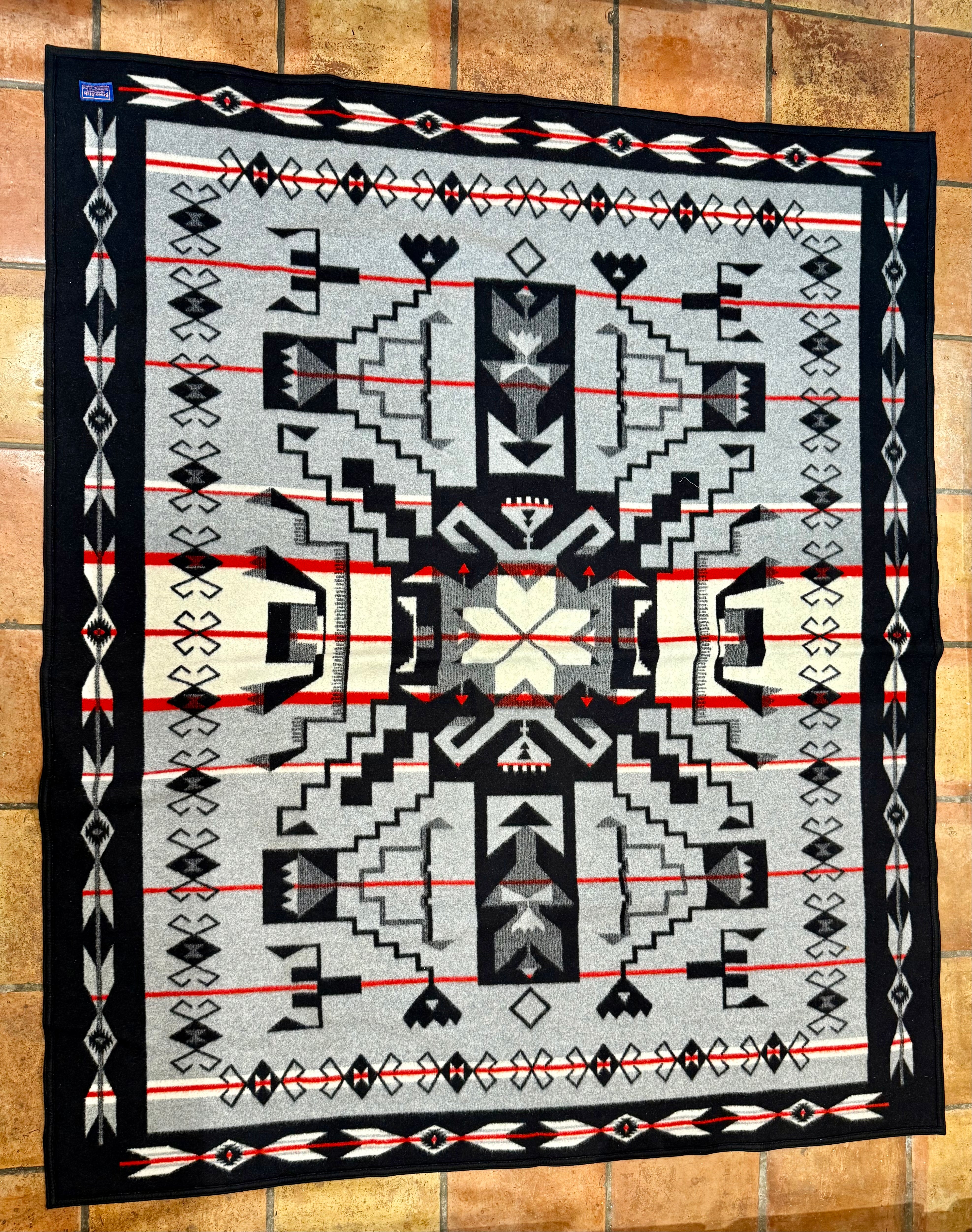 Pendleton Wool Blanket- Geometric Design – A Shadow of the Past