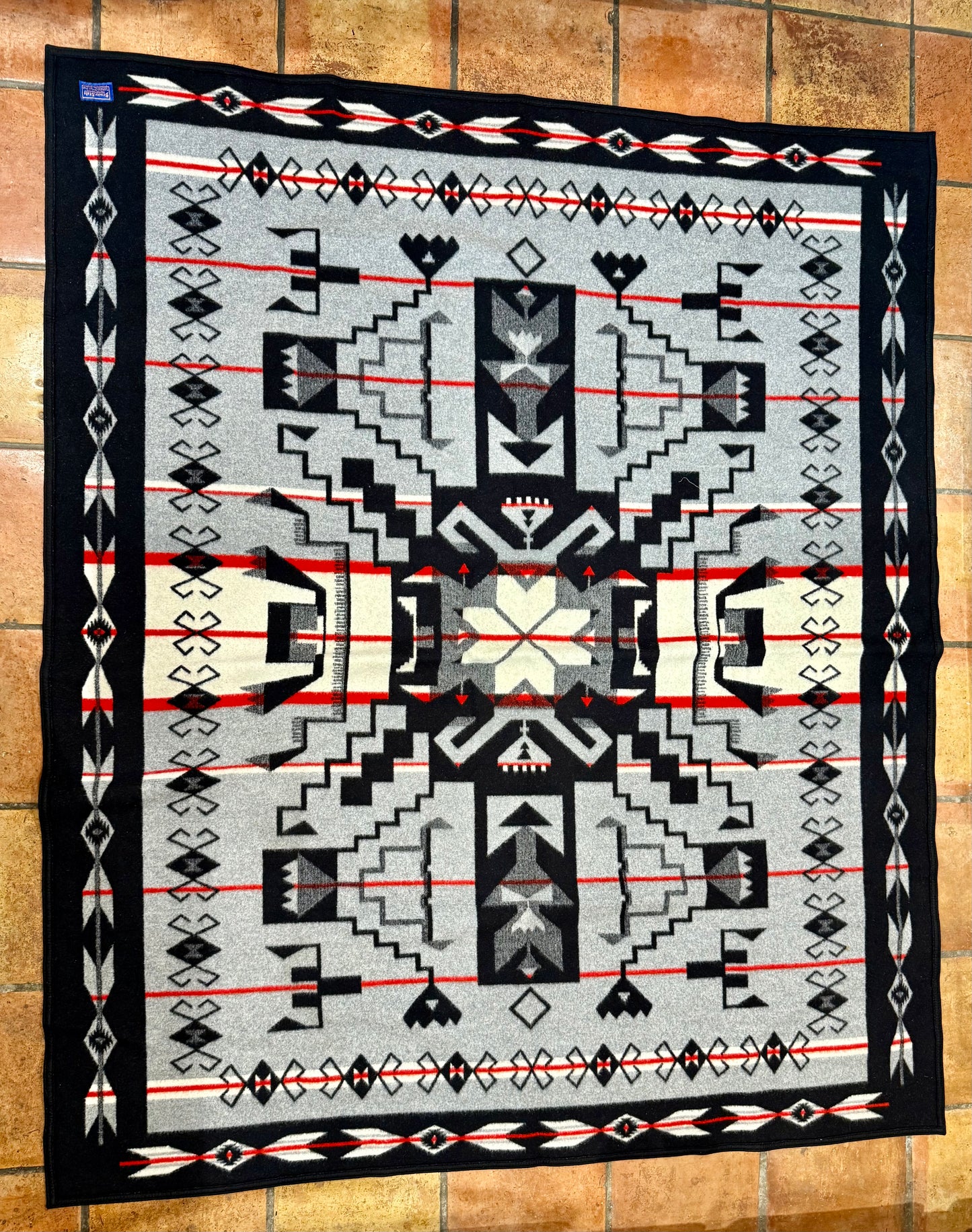 Pendleton Wool Blanket- Geometric Design