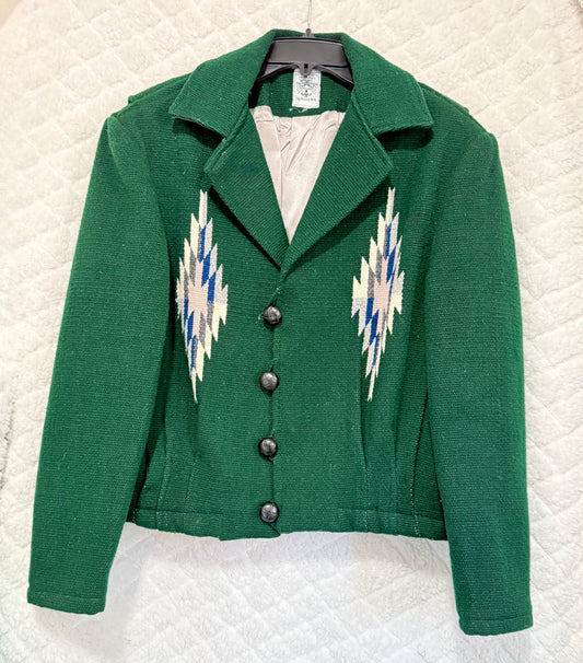 Vintage Green Chimayo Jacket