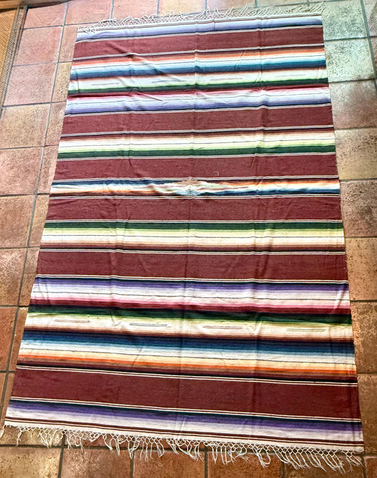 Rust Mexican Serape