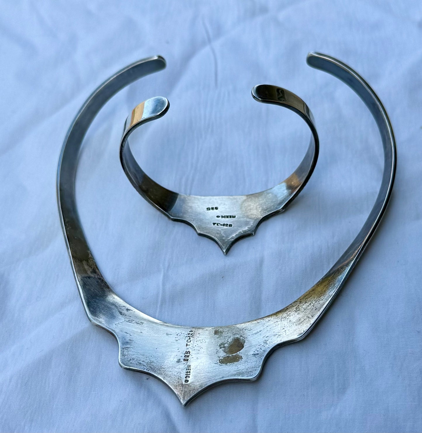 Vintage Taxco Sterling Set