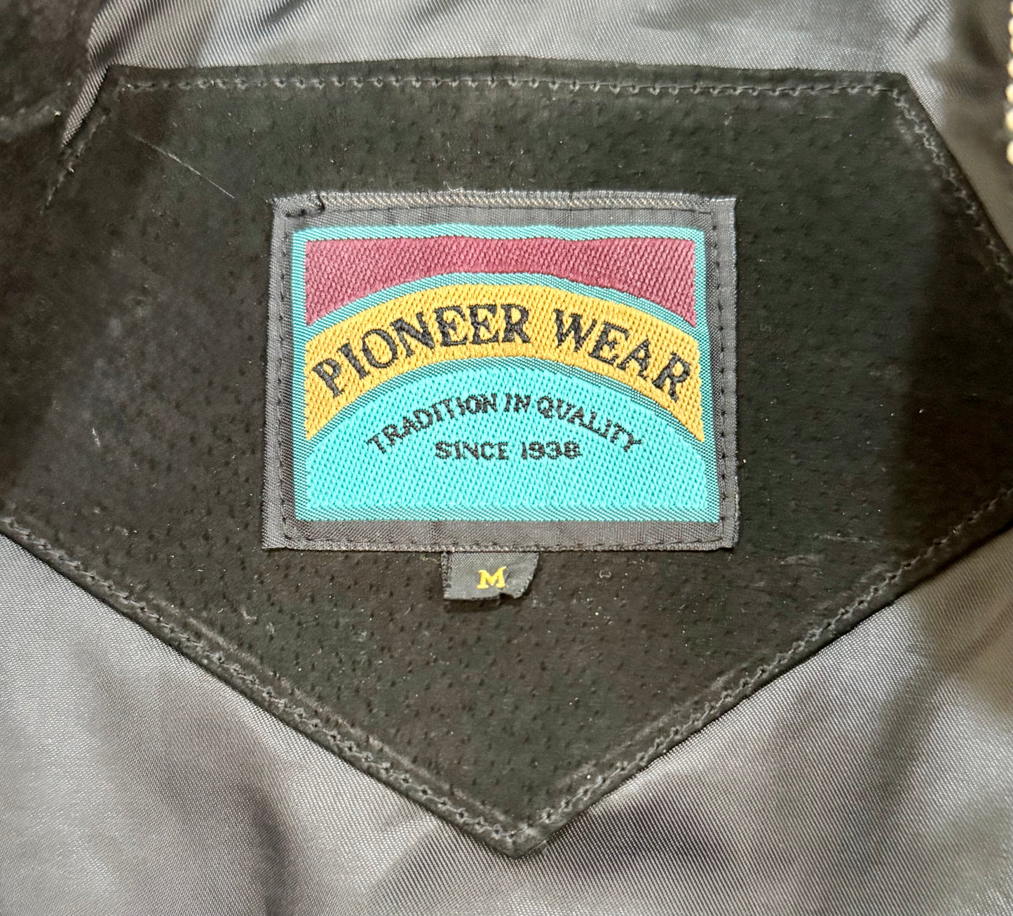 Vintage Pioneer Wear Leather Jacket
