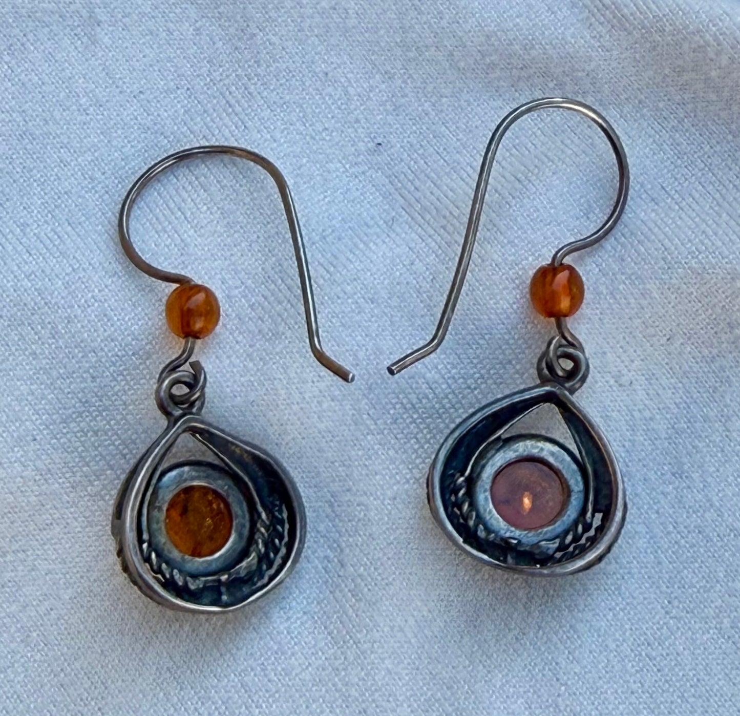 Vintage Amber Earrings