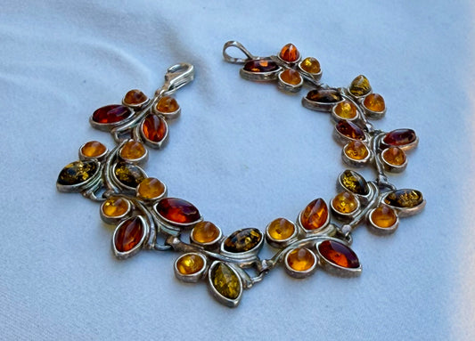 Amber Butterfly Bracelet