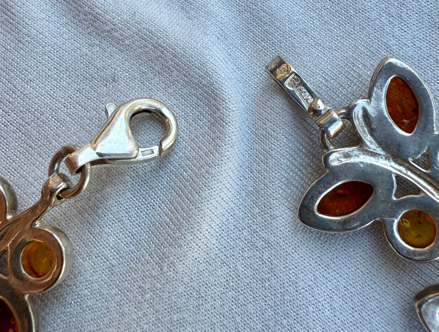 Amber Butterfly Bracelet