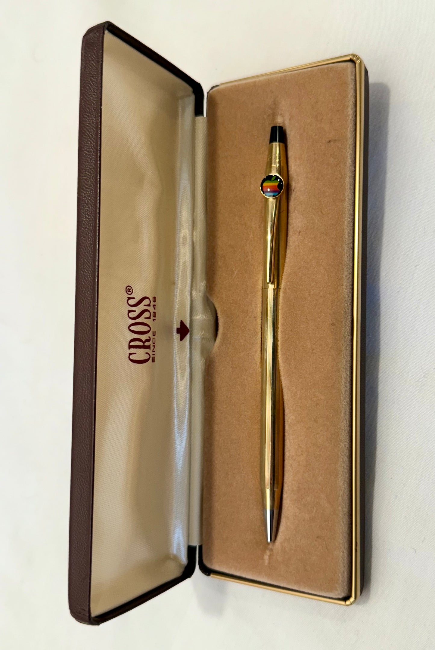 Cross Apple Insignia 10k Gold Filled Ballpoint Pen
