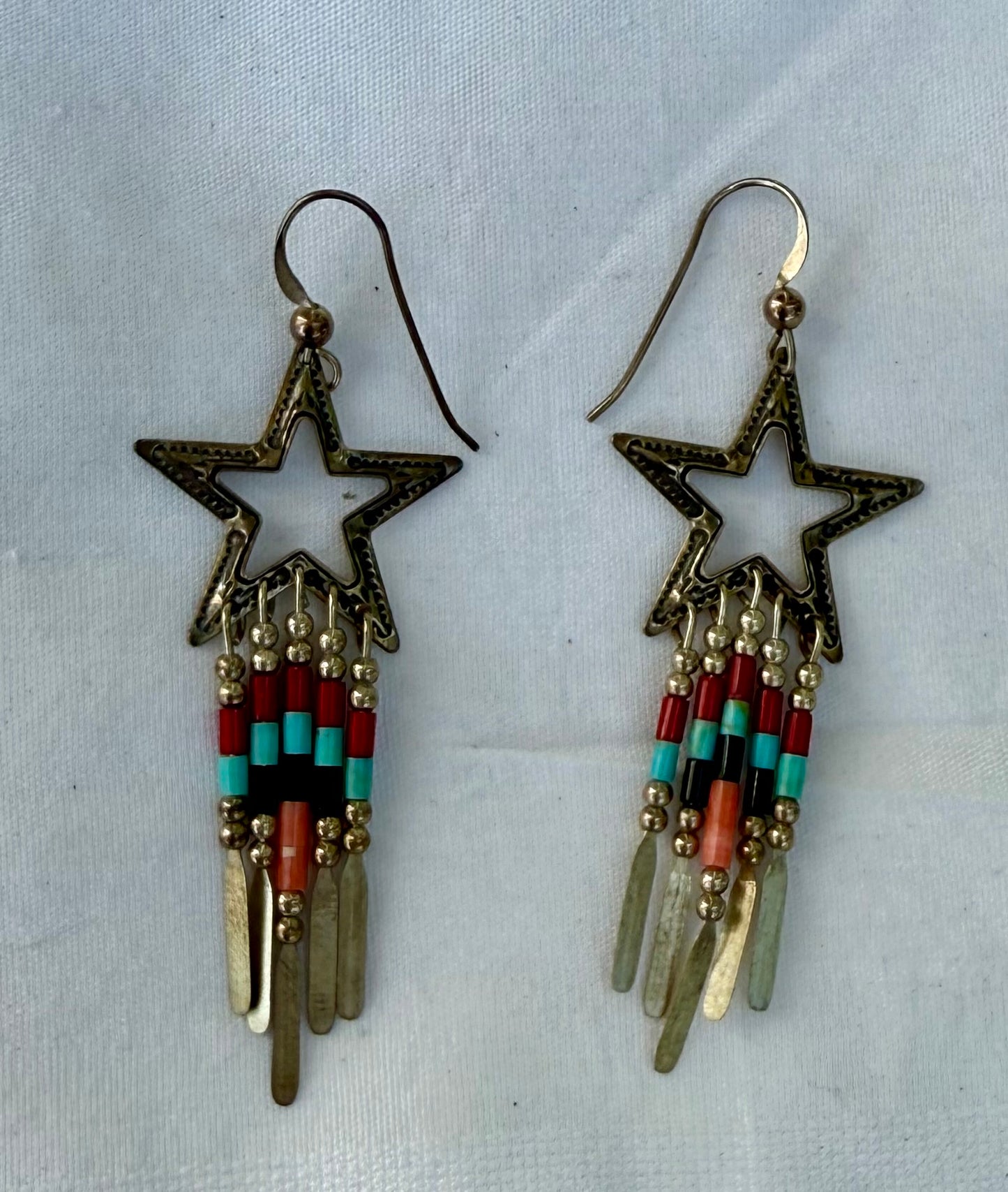 Sterling Star Earrings