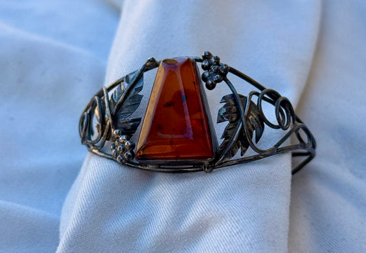 Vintage Amber Cuff