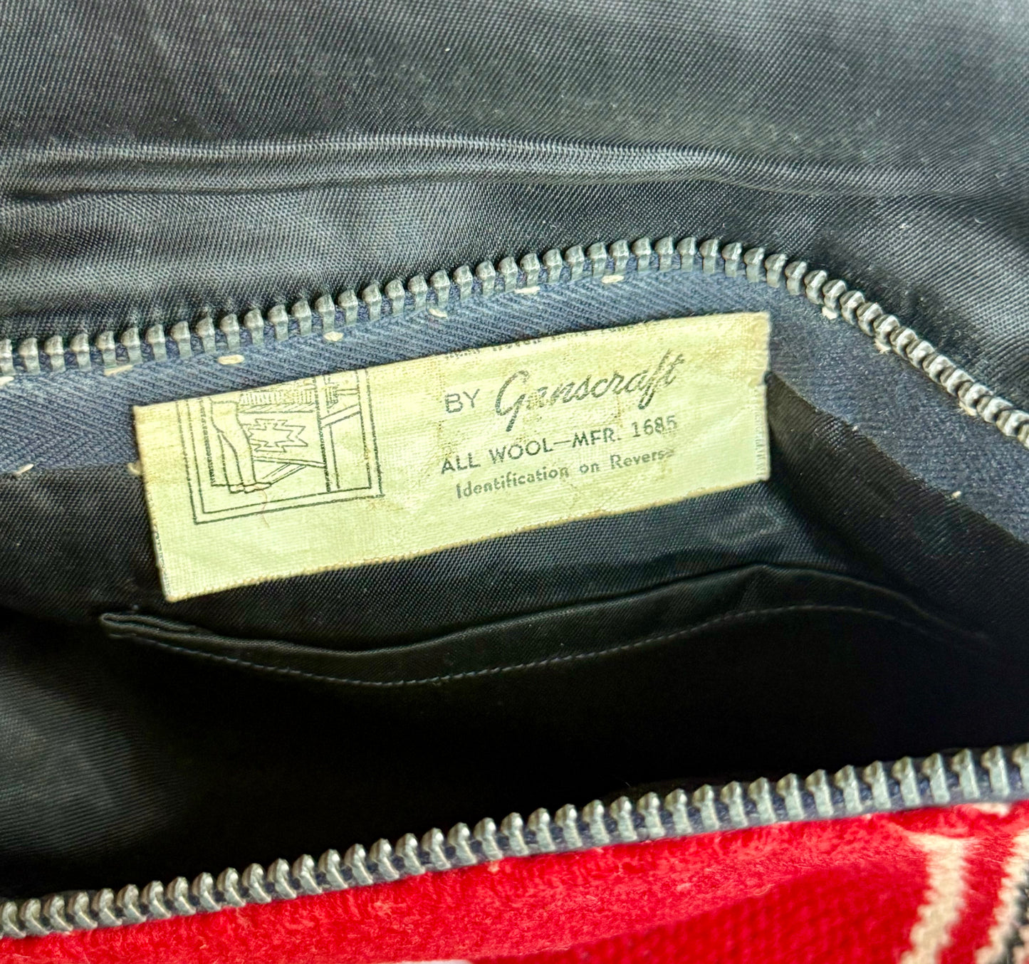 Vintage Red Chimayo Clutch